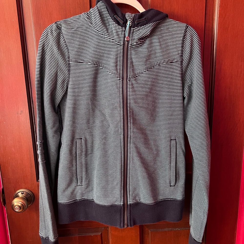Lululemon Striped Zip-Up Jacket
